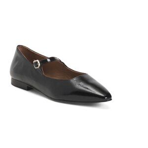 FLATTERED Black Made In Spain Leather Camila Flats